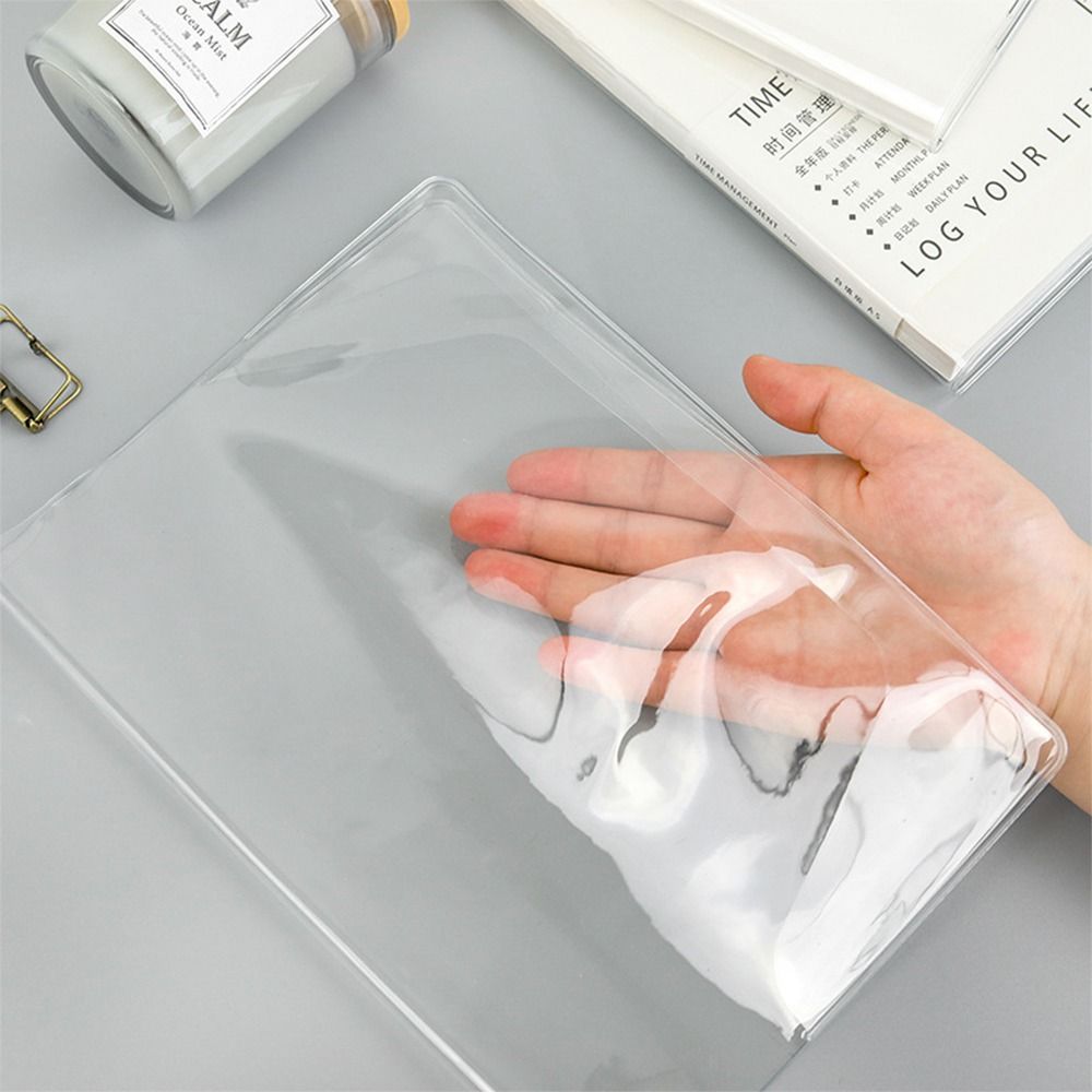 Laptop Sleeve - Tagebuch A5/A6 Notebook Schutzhülle Transparent Wasserdicht