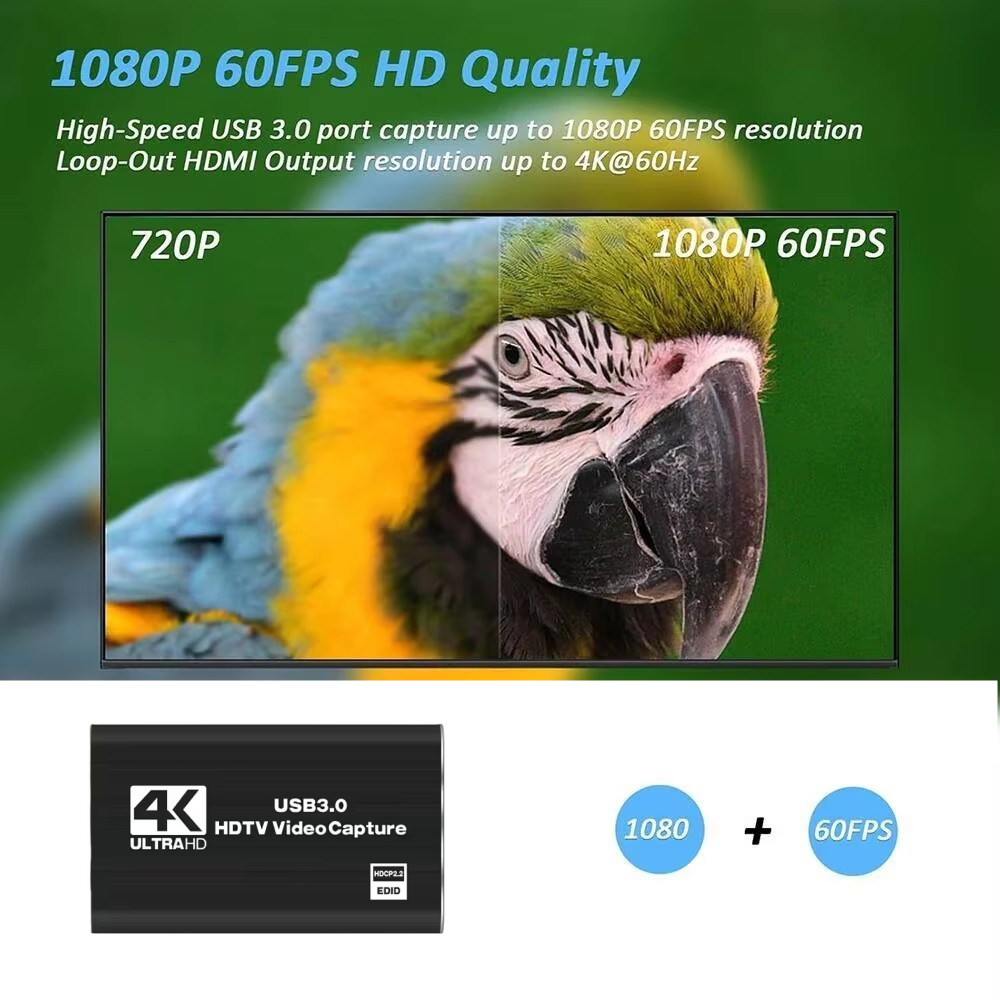 Roreta 4K USB 3.0 Videoaufnahm – Hdmi Cable Bewertung und Preis